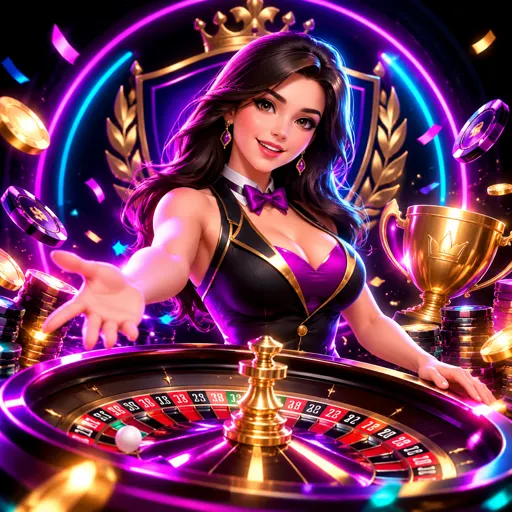 Roleta ao vivo girando com dealer em estúdio de cassino transmitido em HD